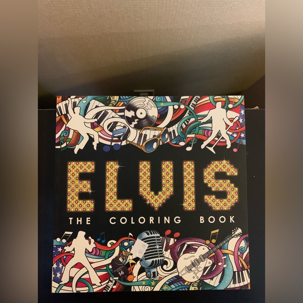 New Elvis The Coloring Book